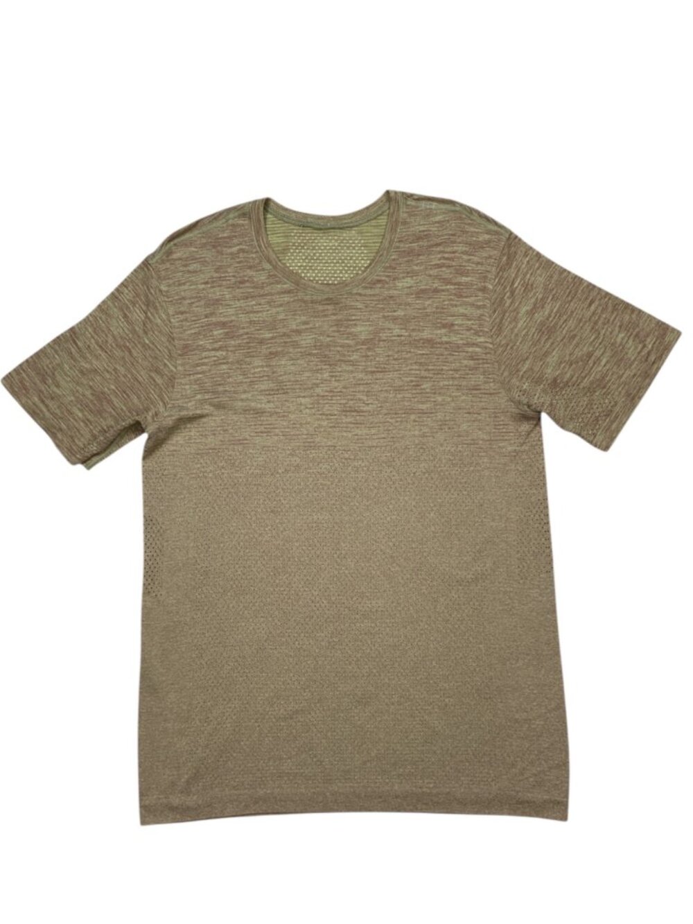 Lululemon Metal Vent Breathe Short Sleeve Tee M Smoky Red/Lemon Vibe